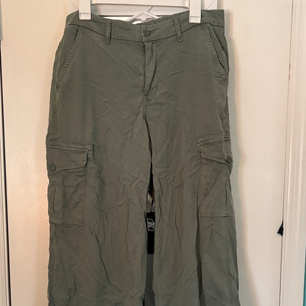 American Eagle Outfitters Women's Green Cargo Pants